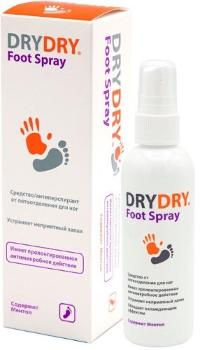 Foot spray средство от потоотделения для ног 100 мл