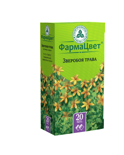 Зверобоя трава 20 шт. фильтр-пакеты трава порошок 1,5 гр