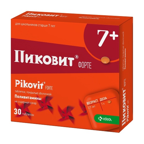 Пиковит форте 30 шт. таблетки, покрытые оболочкой