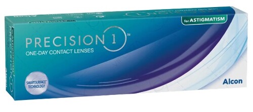 Купить Alcon precision1 for astigmatism однодневные контактные линзы -1,25/180 8,5/14,5/-3,50/ 30 шт. цена