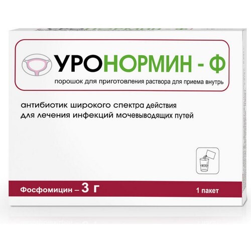 Уронормин-ф 3 гр порошок для приготовления раствора пакет 1 шт.