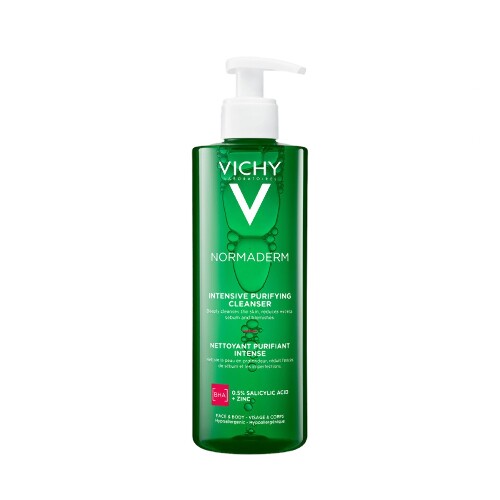 Vichy normaderm гель интенсивно очищающий для лица и тела 400 мл