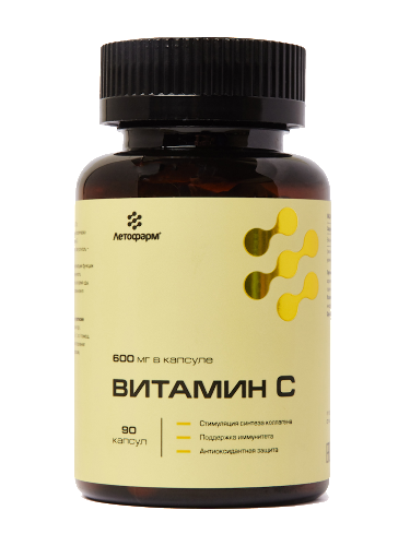 Летофарм витамин с 90 шт. капсулы массой 0,7 г банка
