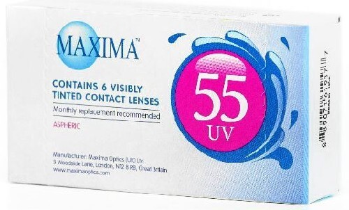 Купить Maxima 55 uv контактные линзы плановой замены/-4,00/ 6 шт. цена