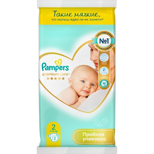 ПОДГУЗНИКИ PREMIUM CARE РАЗМЕР