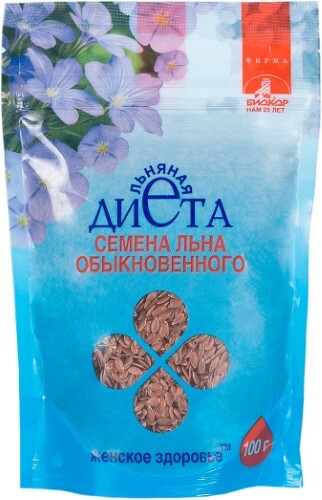 Семя льна биокор 100 гр