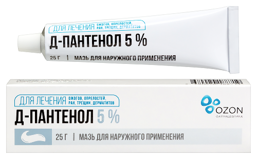 Д-пантенол 5% мазь для наружного применения 25 гр