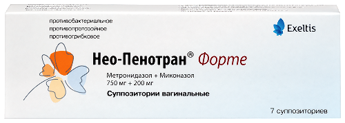 Нео-пенотран форте 7 шт. суппозитории вагинальные