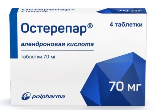 Остерепар 70 мг 4 шт. таблетки