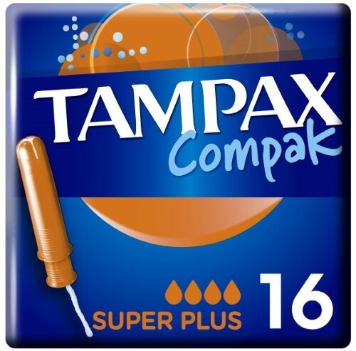 Тампоны compak super plus с аппликатором 16 шт.