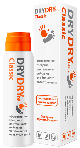 Drydry de classic эффективное средство длительного действия от обильного потоотделения 35 мл