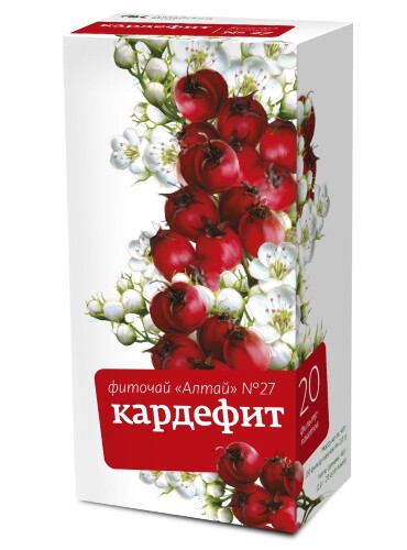 Фиточай алтай № 27 кардефит 2 гр 20 шт. ф/п