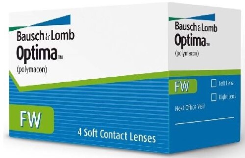 Купить Bausch&lomb optima fw контактные линзы плановой замены 8,7/14,0 /-2,50/ 4 шт. цена
