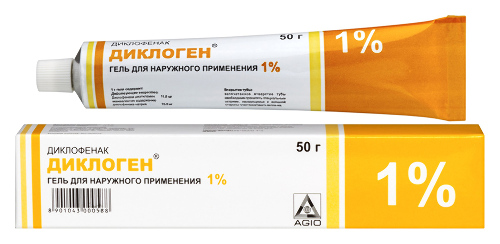 Диклоген 1% гель для наружного применения 50 гр