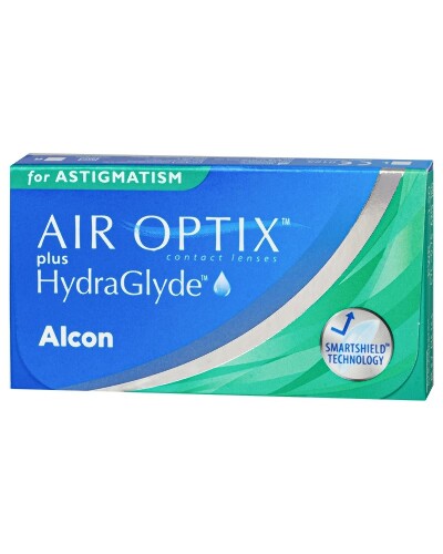 Купить Air optix plus hydraglyde for astigmatism контактные линзы плановой замены -0,75/180/-3,25/ 3 шт. цена