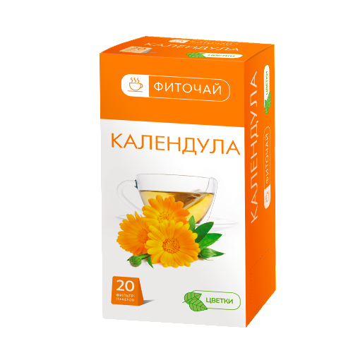 Фиточай календула 1,5 гр 20 шт. фильтр-пакеты