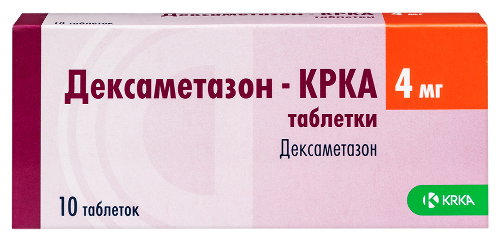 Дексаметазон-крка 4 мг 10 шт. таблетки